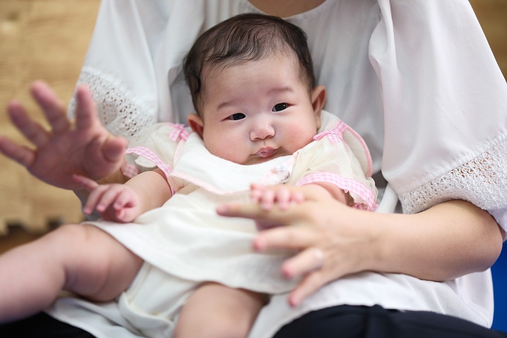 産後ケアの宿泊型を利用した赤ちゃん