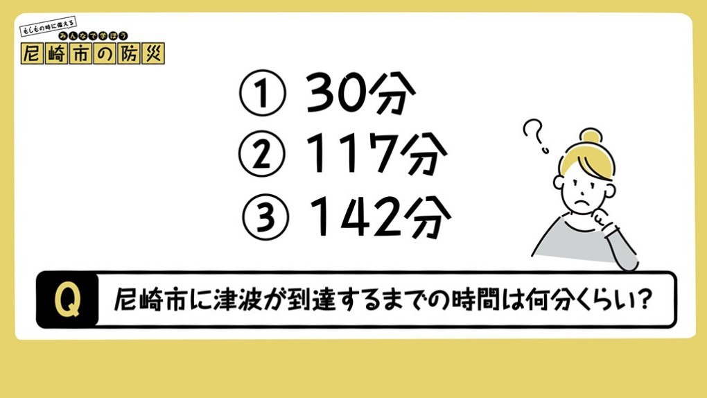 クイズ第1問の選択肢