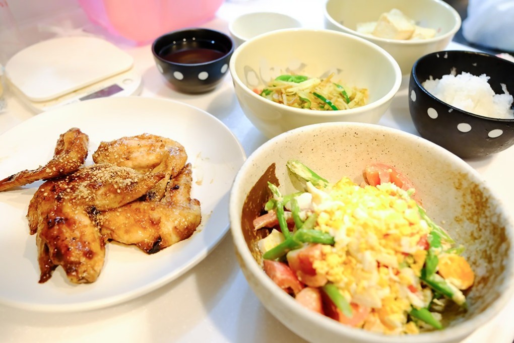 写真、出来上がった料理