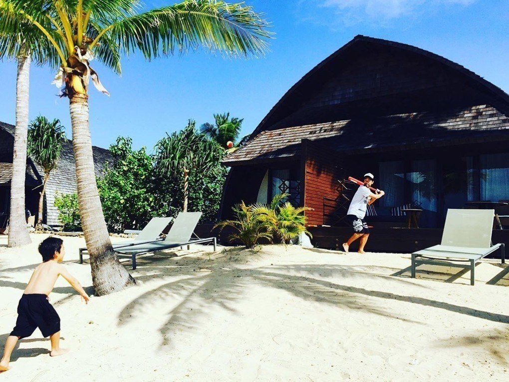 写真、永崎さんの思い出づくりの様子