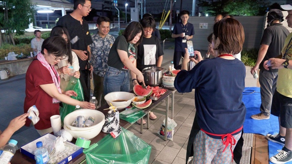 写真、おむかいさんぷろじぇくとのイベントの様子1