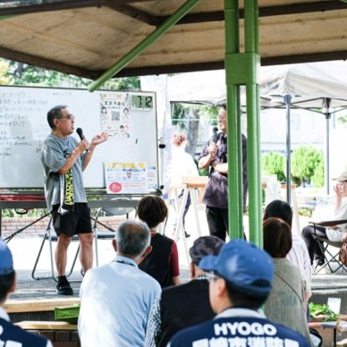 健康、ウォーキングフットボール、＃7119について話す尼大ランチミーティング