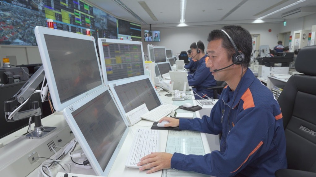 写真、消防指令センター